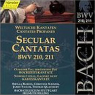 BACH RILLING BACH ENSEMBLE - SECULAR CANTATAS BWV 210 - SECULAR CD