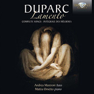 DUPARC MASTRONI OMETTO - LAMENTO - LAMENTO - COMPLETE SONGS CD