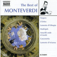 MONTEVERDI /  SCHOLARS BAROQUE ENSEMBLE - BEST OF MONTEVERDI CD