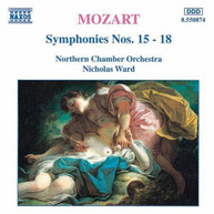 MOZART /  WARD / NORTHERN CHAMBER ORCHESTRA - SYMPHONIES 15 - SYMPHONIES CD