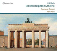 J.S. BACH FELIX NEUMEYER CONSORT KOCH - J.S. BACH: THE BRANDENBURG CD