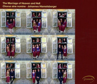 CHORUS SINE NOMINE HIEMETSBERGER - MARRIAGE OF HEAVEN & HELL CD