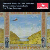 BEETHOVEN TOMKINS ZIVIAN - WORKS FOR CELLO & PIANO CD
