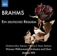BRAHMS - GERMAN REQUIEM CD