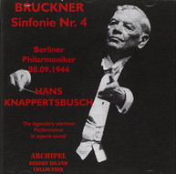 BRUCKNER KNAPPERTSBUSCH - SINFONIE 4 BERLINER PHIL CD