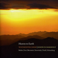 BARBER WESTMINSTER CHOIR FLUMMERFELT - HEAVEN TO EARTH CD