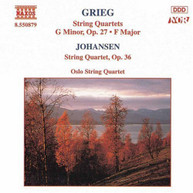 GRIEG /  JOHANSEN / OSLO STRING QUARTET - STRING QUARTETS CD