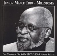 JUNIOR MANCE - MILESTONES CD