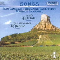 LANGLAIS TAILLEFERRE EMMANUEL BUTKAI - SONGS CD
