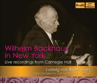 BEETHOVEN BACKHAUS - IN NEW YORK CD