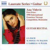 VIDOVIC BACH PONCE TARREGA SULEK - ANA VIDOVIC GUITAR RECITAL CD