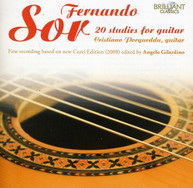 SOR CRISTIANO PORQUEDDU - 20 STUDIES FOR GUITAR CD