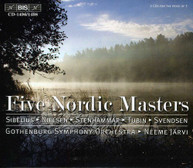 GOTHENBURG SYMPHONY ORCHESTRA JARVI ORTIZ - FIVE NORDIC MASTERS CD