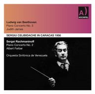 BEETHOVEN RACHMANINOV JAMES CELIBIDACHE - PIANO CONCERTOS CD
