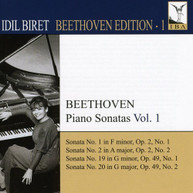 BEETHOVEN BIRET - IDIL BIRET BEETHOVEN EDITION 1: PIANO SONATAS CD