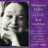 STRAUSS MAHLER LINDBLOM - LIEDER CD
