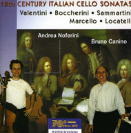 18TH CENTURY ITALIAN CELLO SONATAS VARIOUS CD