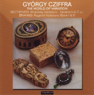 BEETHOVEN BRAHMS LISZT CZIFFRA - WORLD OF VARIATION CD