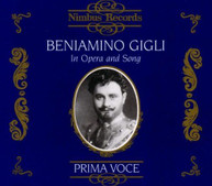 BENIAMINO GIGLI - IN OPERA & SONG CD