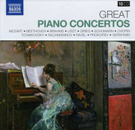 GREAT PIANO CONCERTOS VARIOUS CD