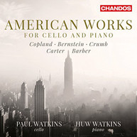 BARBER PAUL WATKINS WATKINS - AMERICAN WORKS FOR CELLO & PIANO CD