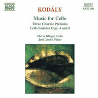 KODALY /  KLIEGEL / JANDO - MUSIC FOR CELLO CD