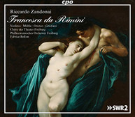 ZANDONAI VASILEVA FREIBURGER KAMMERCHOR - FRANCESCA DA RIMINI CD