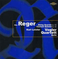 REGER LEISTER VOGLER - STRING QUARTET OP 109 CLARINET QUINTET OP CD