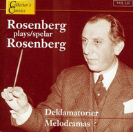 ROSENBERG WAHL SWEDISH RADIO CHORUS - ROSENBERG PLAYS ROSENBERG CD
