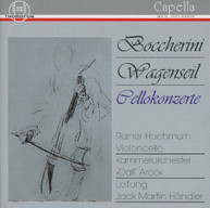 BOCCHERINI HOCHMUTH HANDLER - CELLO CONCERTOS CD