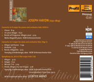 HAYDN MAGALOFF SCHELLENBERGER WAND - WAND - WAND-EDITION: CONCERTO CD