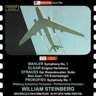 MAHLER ELGAR STRAUSS - SYMPHONY NO. 1 ENIGMA VARIATIONS CD
