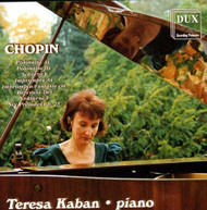 CHOPIN KABAN - TERESA KABAN PIANO RECITAL CD