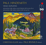 CHRISTIAN EULER PAUL RIVINIUS - HINDEMITH: SONATAS FOR VIOLA AND PIANO CD