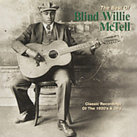 BLIND WILLIE MCTELL - BEST OF BLIND WILLIE MCTELL CD