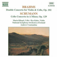 BRAHMS /  SCHUMANN - DOUBLE CONCERTO FOR VIOLIN & CELLO CD