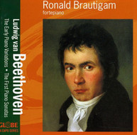 BEETHOVEN BRAUTIGAM - EARLY PIANO VARIATIONS FIRST PIANO SONATAS CD