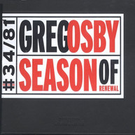 GREG OSBY - SEASON OF RENEWAL CD
