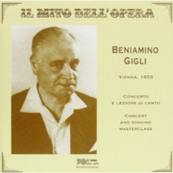 BENIAMINO GIGLI - SINGING MASTER CLASS CD