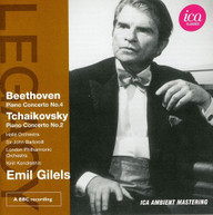 BEETHOVEN TCHAIKOVSKY GILELS HALLE ORCHESTRA - LEGACY: EMIL GILELS CD