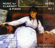 SCHUMANN DEBUSSY CAMPBELL MARLAIS - MUSIC FOR CLARINET & PIANO CD