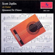 JOPLIN DE CHIARO - SCOTT JOPLIN ON GUITAR CD