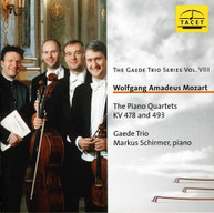 MOZART GAEDE TRIO SCHIRMER - GAEDE TRIO SERIES 8: PIANO QUARTETS CD