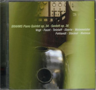 BRAHMS VOGT TETZLAFF FAUST EBERLE - CHAMBER WORKS CD