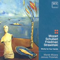MOZART MIZERA POLANSKI - WORKS FOR FOUR HANDS CD