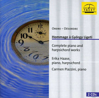 LIGETI HAASE PIAZZINI - HOMMAGE A GYORGY LIGETI: COMPLETE PIANO CD
