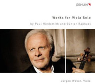 HINDEMITH WEBER - WORKS FOR VIOLA SOLO CD