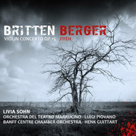 BRITTEN BERGER PIOVANO GUITTART - VIOLIN CONCERTO CD