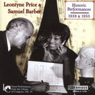 LEONTYNE PRICE SAMUEL BARBER - LIBRARY OF CONGRESS 19: PRICE & BARBER CD