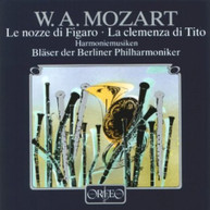 MOZART BERLIN PHILHARMONIC - MUSIC FOR WINDS FROM LA CLEMENZA DI TITO CD